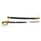 1856 Spanish Military Sword with Scabbard