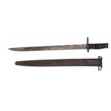 WWI U.S. M1917 Remington Bayonet w/Scabbard