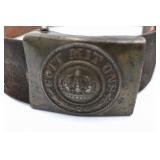 German WWI  GOTT MIT UNS Belt and Buckle