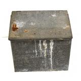 Vintage Jacksonville Skinner Dairy Metal Cooler