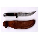 Vintage Western Knife with Sheath