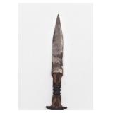 African Dagger with Wooden Handle