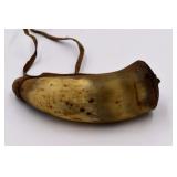 Antique Black Powder Horn