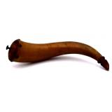 Antique Black Powder Horn