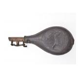 Antique Am. Flask and Cap Co. Shot Flask