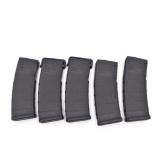 5 Magpul PMAG Gen M2 AR-15 Magazines
