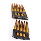 WWII German 10 Round 8mm Mauser Cartridges