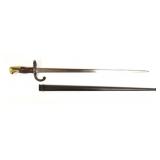 French 1878 Gras Bayonet with Sheath