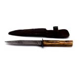 Stag Handle Knife with Sheath