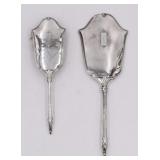 Sterling Brush and Mirror