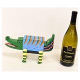 Gator Folk Art Bank