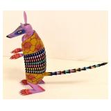 Mexican Folk Art Armadillo by Cirico Rios