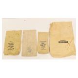4 Vintage Federal Reserve Bank Bags