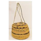 Handmade African Woven Seagrass Basket With Lid