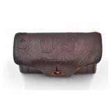 Indian War Era US Military Leather Cartridge Box