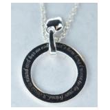 Italian Sterling Friendship Charm Necklace