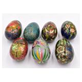 7 Assorted Hand Painted Eggs