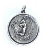 Sterling Goddess Picture Locket