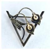 Designer Sterling Broach