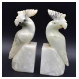 Onyx Birds Bookends
