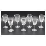 7 Waterford Crystal Wine Stems