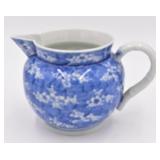 Blue and White Pitcher