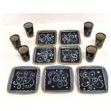 Glidden Southwestern Style Pottery Dishes