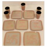 Glidden Southwestern Style Pottery Dishes