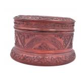 Handmade Lacquered Box with Lid