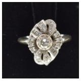 14k WG Diamond Engagement Ring