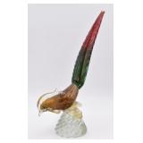 Murano Glass Pheasant Rooster