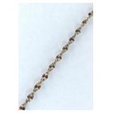Italian Designer Twisted Sterling Necklace
