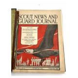 Binder With Scout News and Guard Journal