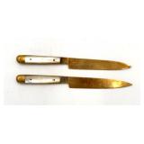 Two Mother of Pearl Knifes