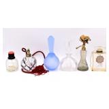 6 Perfume Bottles Large Vintage