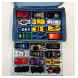 Assorted Matchbox Cars, Car Case Box