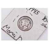 1945 Mercury Dime
