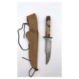 Vintage Frost Cutlery Survival Knife
