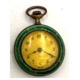 Green & Silver Packet Watch