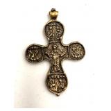 Sterling Cross, Gold Colored