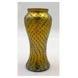 Iridescent Art Glass Vase