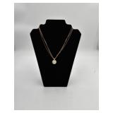 Pearl Necklace on Sterling Chain
