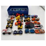 Assorted Matchbox Cars, Car Case Box
