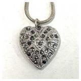Sterling Silver Heart Necklace