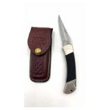 Sharp #450 Pocket Knife with Case XX Leather Case