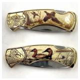 2 Franklin Mint Collector Knives