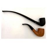 2 Wood Smoke Pipes