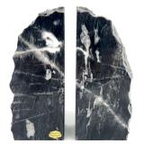 Hand Carved Mexican Onyx Stone Bookends
