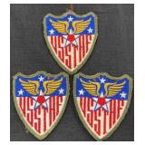 3 - Original WWII US Strategic Air Force Patches