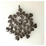 Sterling Flower Pendant